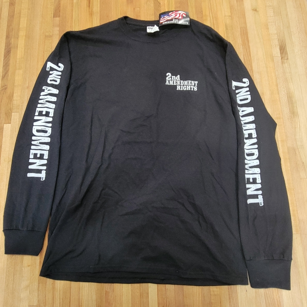 2nd Admendment Long Sleeve Shirt sz MED.  NWT